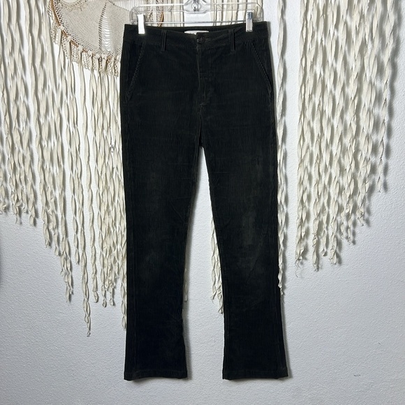 Trave Sloan Green Corduroy Trouser Size 26 - Picture 2 of 15